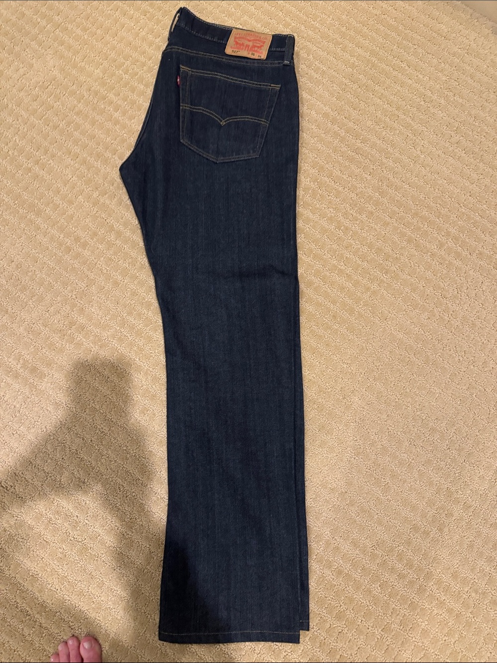 Levi's Men's 527 Indigo Straight Jeans